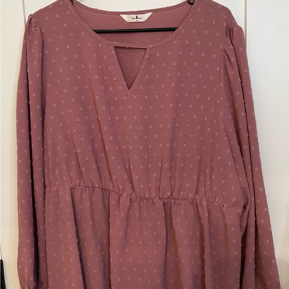 Grace Karin Dusty Pink Long Sleeve Dress